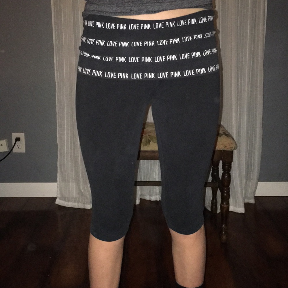 PINK Yoga Capris
